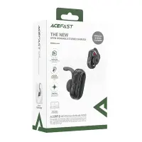 Wireless Earphones Hands Free Acefast FA003 TWS v5.3 550mAh 8hr Working Time with 4-Mic ENC Technology IPX4 Wireless Charging Black