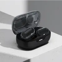Wireless Earphones Hands Free Acefast FA003 TWS v5.3 550mAh 8hr Working Time with 4-Mic ENC Technology IPX4 Wireless Charging Black