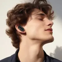 Wireless Earphones Hands Free Acefast FA003 TWS v5.3 550mAh 8hr Working Time with 4-Mic ENC Technology IPX4 Wireless Charging Black