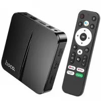 Hoco DQ09 Barco TV Box 4K UHD 60Fps with WiFi RJ45 4GB RAM+64GB ROM v5.0 Android 12 Not compatible with Cosmote TV and Netflix app