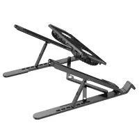 Laptop Cooler Hoco. DH17 Black with 2 Fans and Lighting for Laptops up to 17.3"
