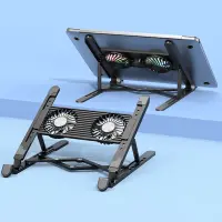 Laptop Cooler Hoco. DH17 Black with 2 Fans and Lighting for Laptops up to 17.3"