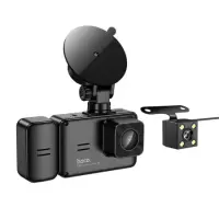 Windshield Cam Hoco. DI62 Warrior 720p HD 150mAh Wifi Ultra Wide Angle Lens 145° 2" Display with 3 Cameras Simultaneous Recording