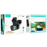 Windshield Cam Hoco. DI62 Warrior 720p HD 150mAh Wifi Ultra Wide Angle Lens 145° 2" Display with 3 Cameras Simultaneous Recording