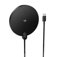 Charger Hoco CW62 Peak PD15W Ultra-thin with LED Digital Real-Time Display 1.2m Black