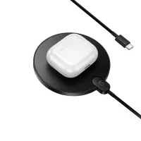 Charger Hoco CW62 Peak PD15W Ultra-thin with LED Digital Real-Time Display 1.2m Black