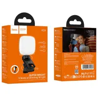 LED Light Hoco K29 Wonder 300mAh with 9 Lighting Options from Warm to Cool White Light and Clamp Holder