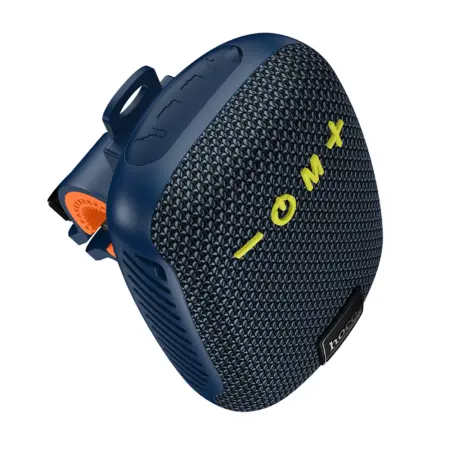 Wireless Speaker Hoco HC35 5W BT v5.4 TF CARD AUX USB FM 500mAh with Moto Mount Navy Blue