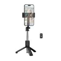 Selfie Stick Borofone BY14 Graceful Mini for Devices 4.5"-7.0" with Remote Control 120mAh Bluetooth v5.2 Black