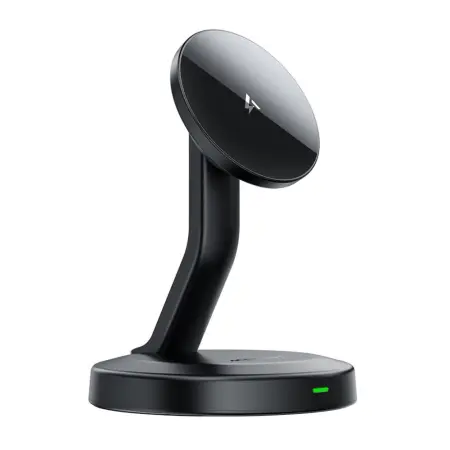 Wireless Desktop Charging Stand Acefast E26 15W with LED Power Indicator MagSafe Compatible Black