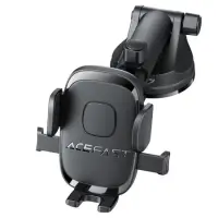 Car Mount Acefast D57 Mount Holder One-key Lock with Telescopic Rod 360° for 4.7" – 6.9" Black