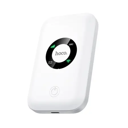 Portable WiFi Router Hoco. DQ11 4G Wifi6 150Mbps 2.4GHz White