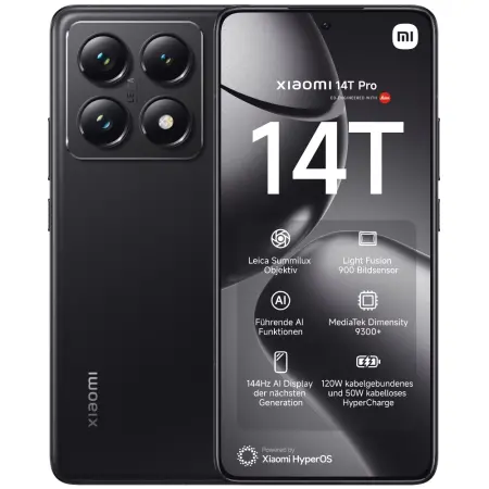 Xiaomi 14T Pro 5G Dual Sim 6.67" 12GB/512GB NFC IP68 Titan Black