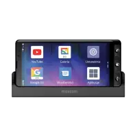 Maxcom MS601 4G Dual Sim 6" 4GB/64GB with Desktop Charger, Large Icons and Physical Buttons and SOS Button Black
