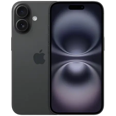 Apple iPhone 16 5G 6.1" 8GB/128GB NFC IP68 Black with Indian Specs and 1 year Guarantee