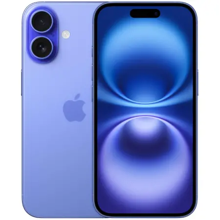 Apple iPhone 16 5G 6.1" 8GB/256GB NFC IP68 Ultramarine with Indian Specs and 1 year Guarantee