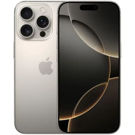 Apple iPhone 16 Pro 5G 6.3" 8GB/128GB NFC IP68 Natural Titanium with Indian Specs and 1 year Guarantee
