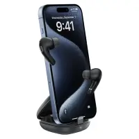 Wireless Hands Free Acefast W4 v5.4 350mAh TWS ENC AI-Noise Reduction IPX4 with Ultra-thin Charging Case/Phone Stand Black