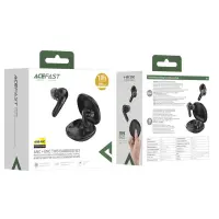 Wireless Hands Free Acefast W3 v5.4 350mAh ANC TWS 4-mic ENC with Mini Charging Case Black