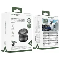 Mobile Phone Magnetic Desktop Holder Acefast E29 15W with Wireless Charging, Powerfull Magnets and Free Rotation Grey
