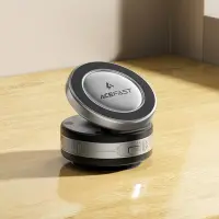 Mobile Phone Magnetic Desktop Holder Acefast E29 15W with Wireless Charging, Powerfull Magnets and Free Rotation Grey