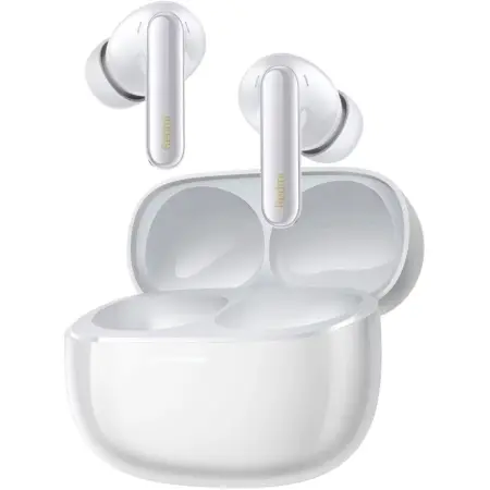 Wireless Bluetooth Xiaomi Redmi Buds 6 Pro BHR9310GL Ultra HD with Active Noise Cancellation and Charging Case Glacier White