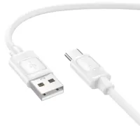 Cable Hoco X122 USB-A to USB-C 3.0A Fast Charging White 1m