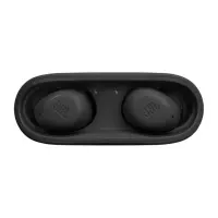 Wireless Hands Free JBL Wave Buds with Deep Bass up to 20 Hours Operation Time IP54 and Charging Case Black
