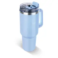 Stainless Steel & Plastic Thermos Cup 1.2L HUGE Lamart LT4087 Blue