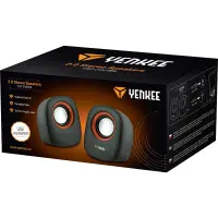 Yenkee YSP 2001BK 2.0 Stereo Mini Speakers 6W USB-A Powered Black