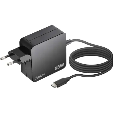 Universal Power Adapter Yenkee YAU C65 PD65W with USB-C Cable Compatible with Smartphones / Tablets and Laptops 1.8m