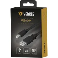 Data Cable Yenkee YCU 016 USB-A to USB-B 2.0 480Mbps 3m