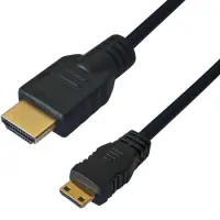 HDMI to Mini HDMI Cable Yenkee YCH 215 2.0 4K/60Hz Gold Plated Black 1.5m
