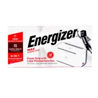 Desktop Charger Box Energizer EPB2500W03EU 2500W with 5xSuko Sockets+USB-C PD20W + 2xUSB 18W QC3.0 / 2.4A Wireless Charging 15W Safety Switch 2m White