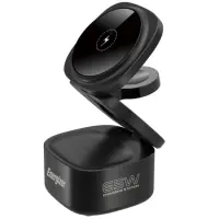 Desktop Charger Energizer 5-in-1 WCP311 65W with 1xUSB-C 65W 1xUSB-A 18W and Wireless Charging 15W Black