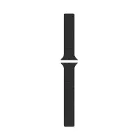 Watchband Hoco WA39 Flex Series 38/40/41/42mm Silicon Strap For Apple Watch series 1/2/3/4/5/6/7/8/9/SE/SE2 Black with Orange