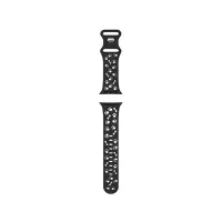 Watchband Hoco WA38 Time Series 38/40/41/42mm Silicon Strap For Apple Watch series 1/2/3/4/5/6/7/8/9/SE/SE2 Black