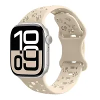 Watchband Hoco WA38 Time Series 38/40/41/42mm Silicon Strap For Apple Watch series 1/2/3/4/5/6/7/8/9/SE/SE2 Milk Tea