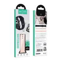 Watchband Hoco WA37 44/45/46/49mm Fluorine Rubber For Apple Watch series 1/2/3/4/5/6/7/8/9/se/ultra1/ultra2 Pink Sand