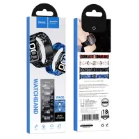 Watchband Hoco WA36 Elegant Series 38/40/41/42mm Plastic Bracelet Strap For Apple Watch series 1/2/3/4/5/6/7/8/9/SE/SE2 Lightning Black