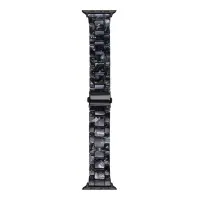 Watchband Hoco WA36 Elegant Series 38/40/41/42mm Plastic Bracelet Strap For Apple Watch series 1/2/3/4/5/6/7/8/9/SE/SE2 Lightning Black
