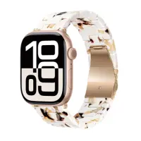 Watchband Hoco WA36 Elegant Series 38/40/41/42mm Plastic Bracelet Strap For Apple Watch series 1/2/3/4/5/6/7/8/9/SE/SE2 Nougat