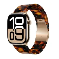 Watchband Hoco WA36 Elegant Series 44/45/46/49mm Plastic Bracelet For Apple Watch series 1/2/3/4/5/6/7/8/9/se/ultra1/ultra2 Tortoise Shell
