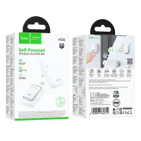 Wireless Doorbell Hoco HI26 20m Range and 38 Sound Options White