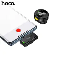 Lavalier Microphone Hoco L21 Charm with Magnetic Clamp 800mAh 80min Use Time Type-C Black