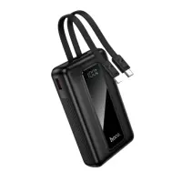 Power Bank Hoco J162A 20000mAh PD20W+22.5W QC Input USB-C and Output USB Integrated Cables USB-C+Lighting and LED Display Black