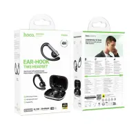 Wireless Hands Free Hoco EW206 Mist TWS v6.0 400mAh 4h Talk Time True Bass Technology with Charging Case with LED Battery Display Black