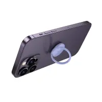 Mobile Phone Metallic Ring Holder Hoco. DCA64 with 360° Rotation Black