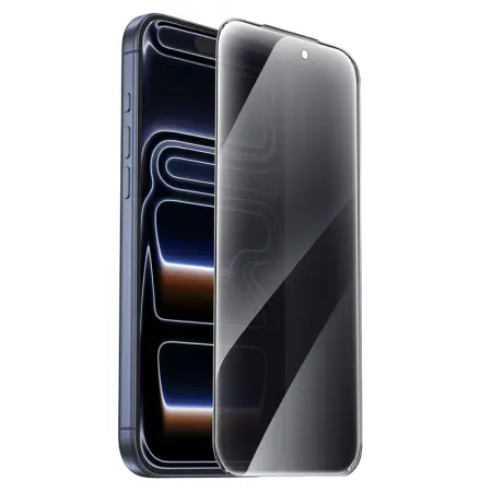 Hoco Bear Shield A888 HD 4H 0.4mm Tempered Glass Large Arc 28 Degrees Privacy Protection for Apple iPhone 17 Pro Max