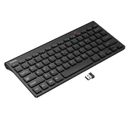 Hoco GM70 Dragon Mini Wireless Keyboard 78 Silent Keys with 10 Days of Battery Life Black